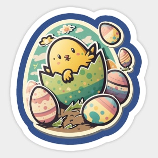 Easter Egg Sticker